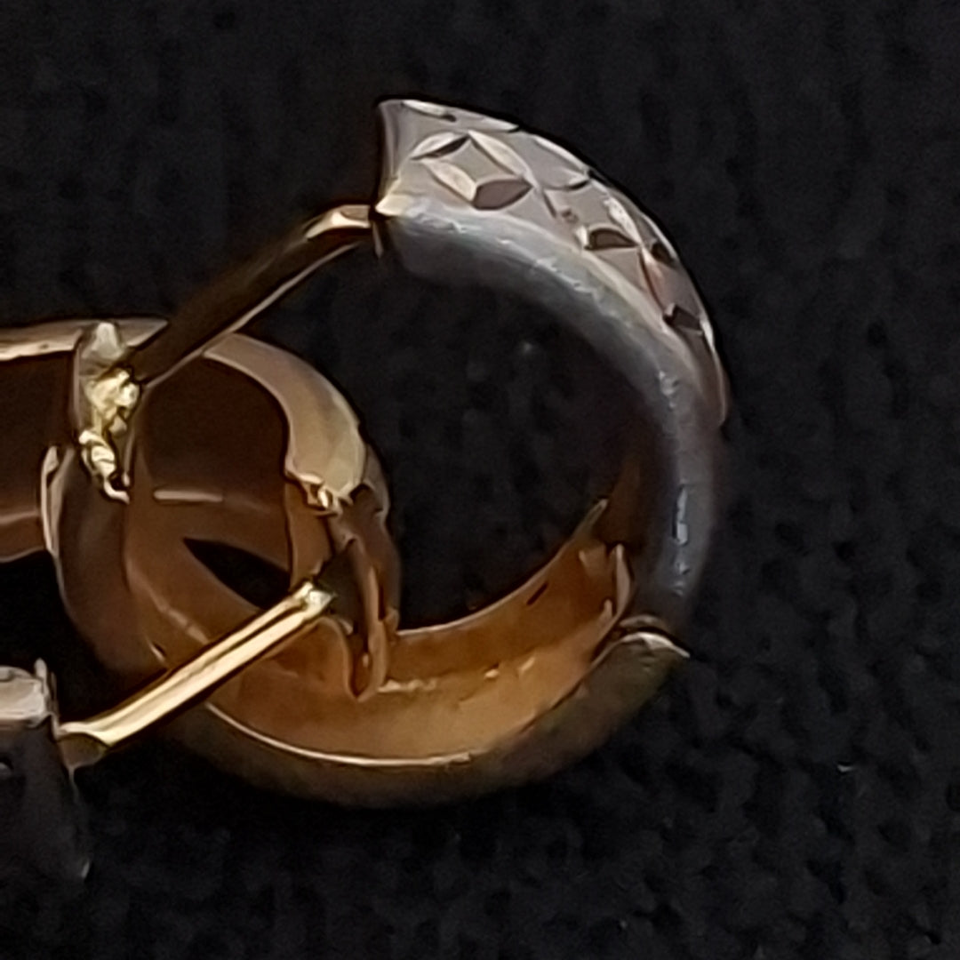 ARRACADAS PAR ORO 14 K 1.3 GRMS (SEMINUEVO)
