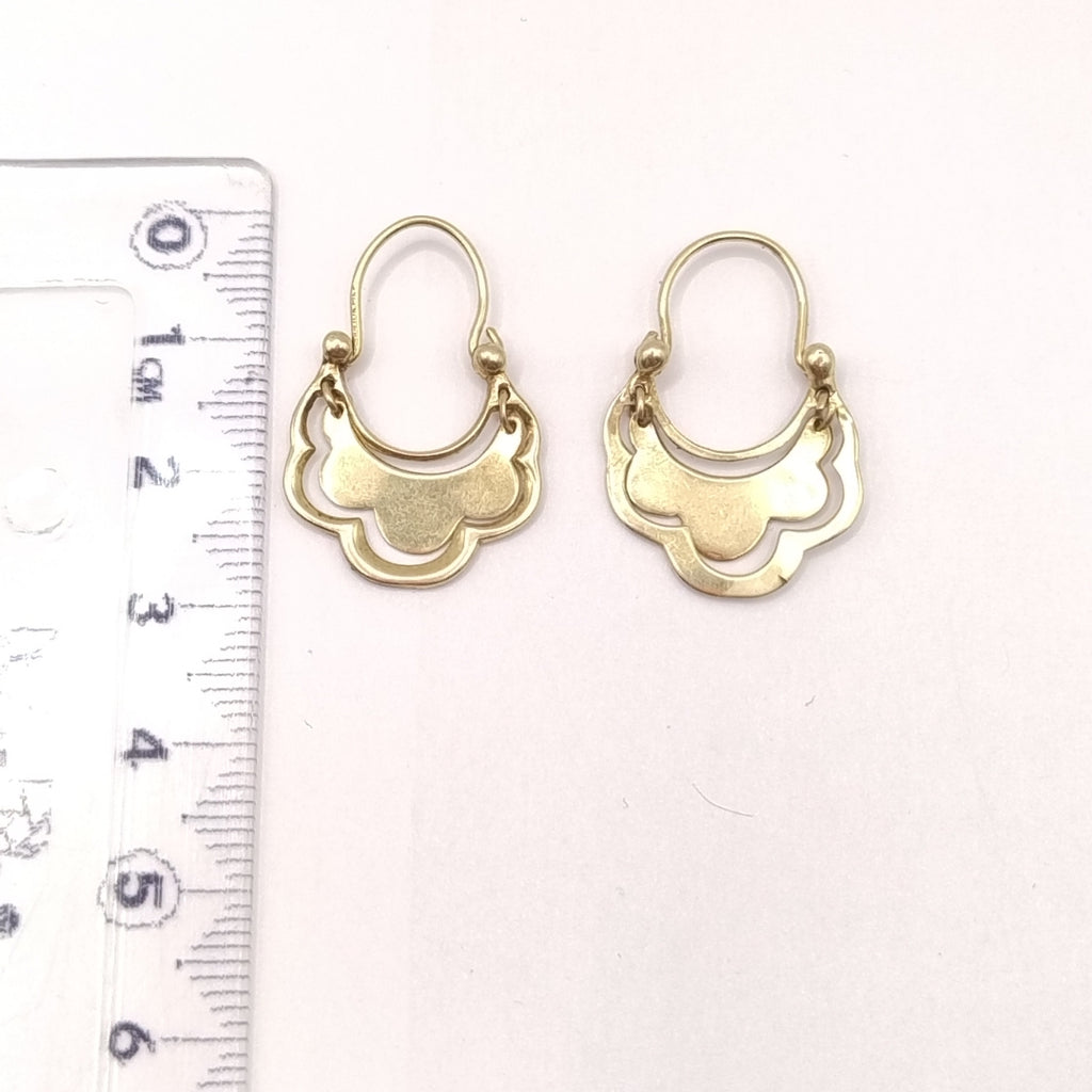 ARRACADAS PAR ORO 14 K 2,80 GRMS (SEMINUEVO)