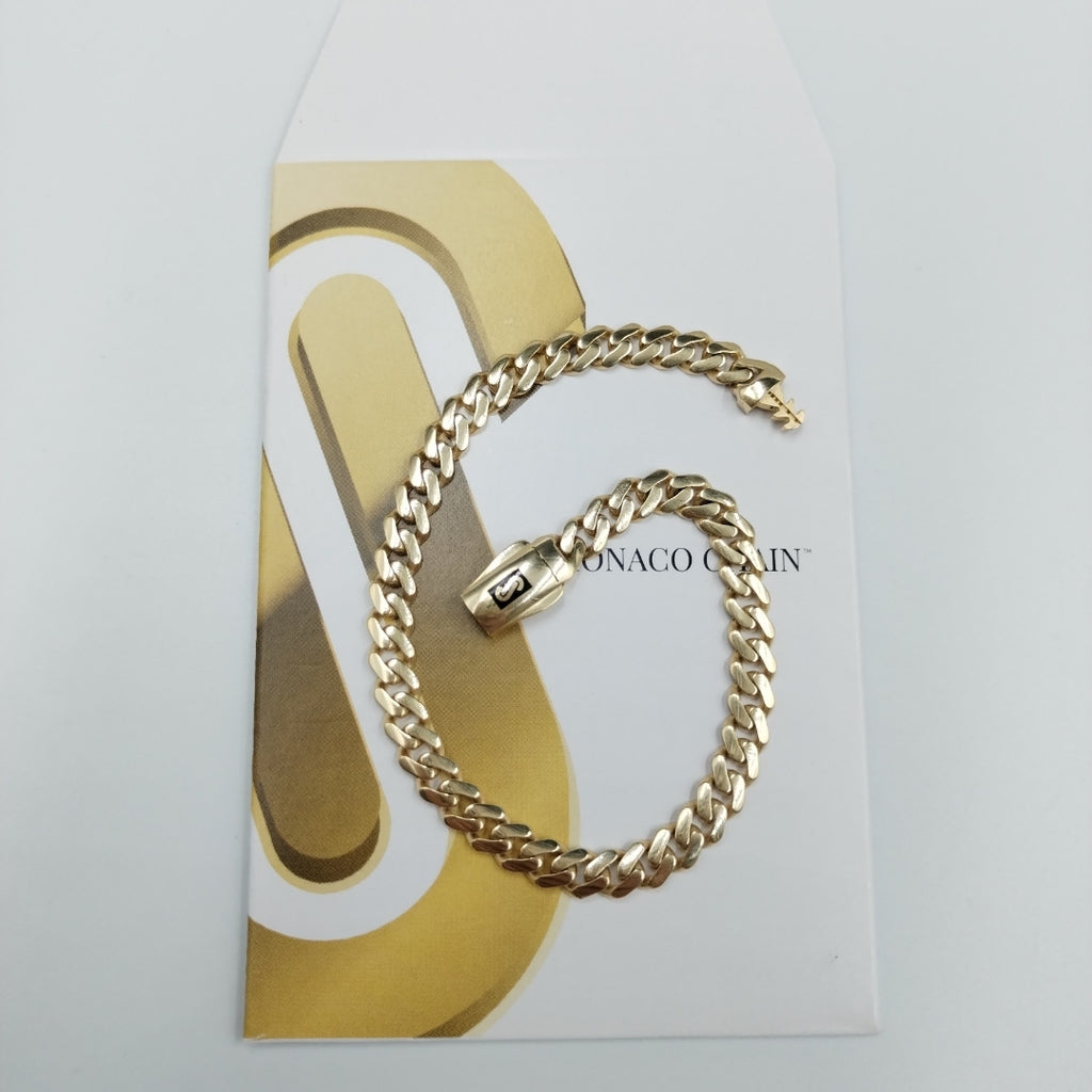 PULSERA MONACO ORO 14K 5.4 (NUEVO)