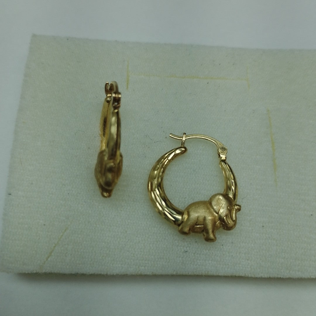 ARRACADAS PAR ORO 14 K 2.1 GRMS (SEMINUEVO)