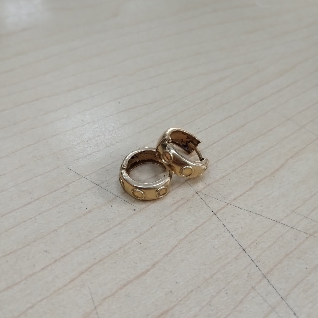 ARRACADAS PAR ORO 10 K 3,30 GRMS (SEMINUEVO)