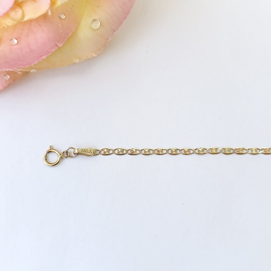 CADENA ORO,ORO COMBINADO 10 K 2,70 GRMS (SEMINUEVO)