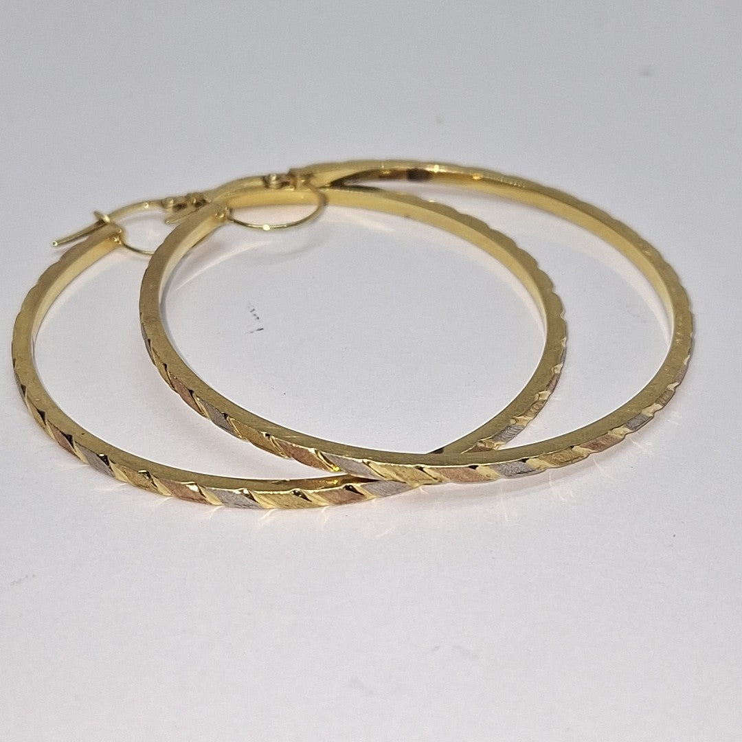 ARRACADAS PAR ORO 14 K 3.2 GRMS (SEMINUEVO)