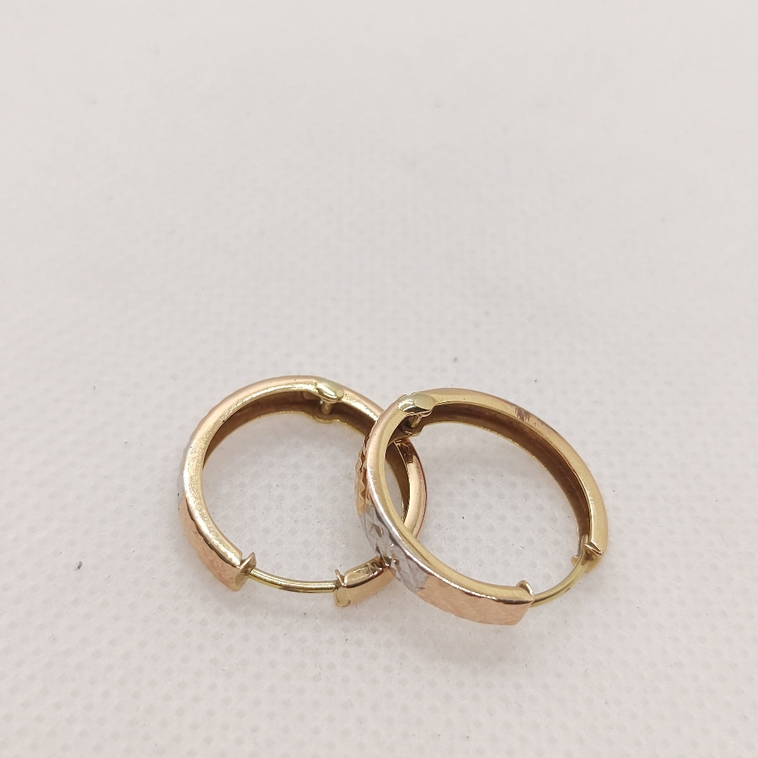 ARETES PAR ORO 10 K 1,60 GRMS (SEMINUEVO)