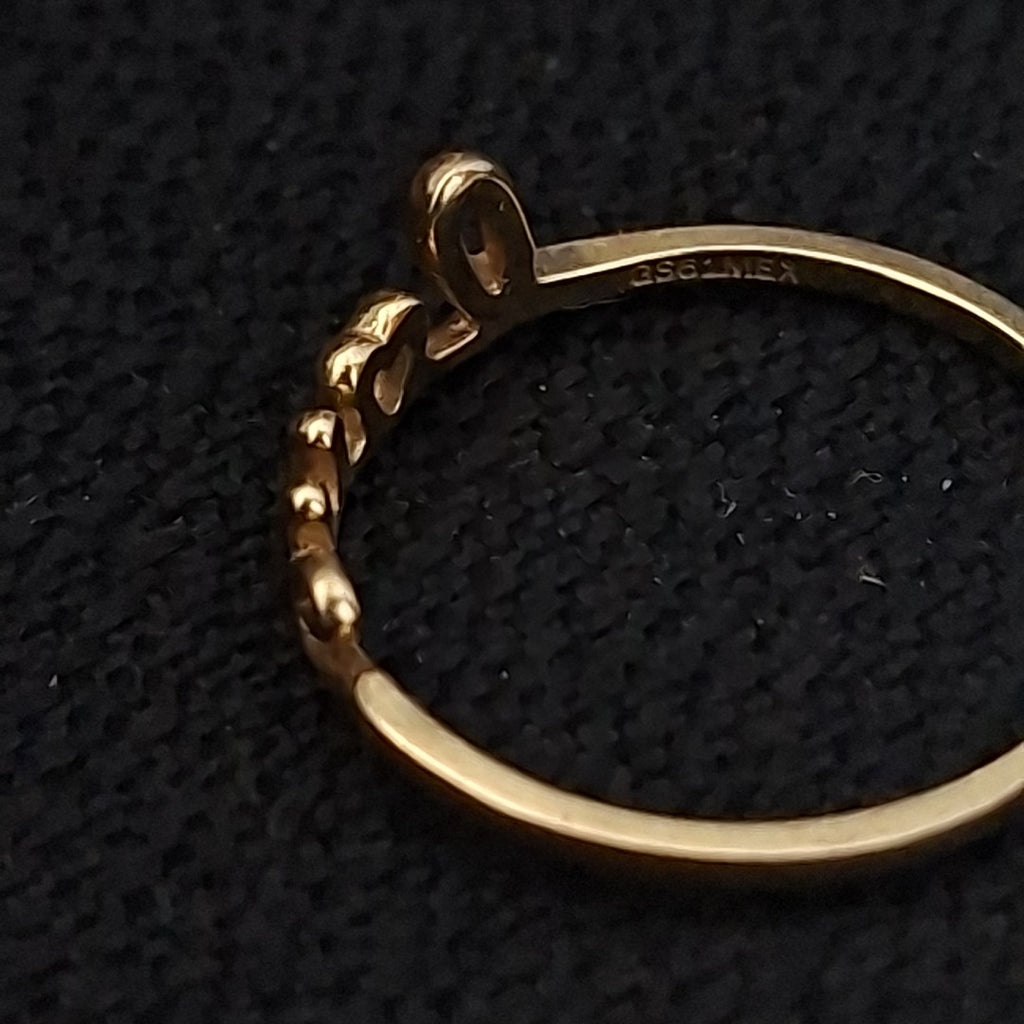ANILLO ORO 14 K 1,30 GRMS (SEMINUEVO)