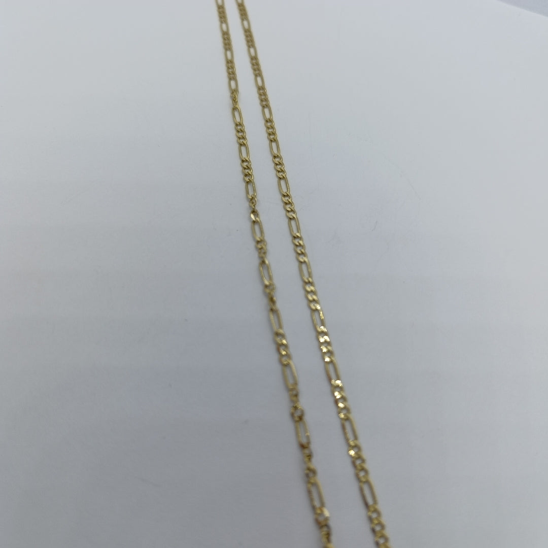 CADENA TEJIDO 3X1 14K 55 CM 5.2 GR (NUEVO)