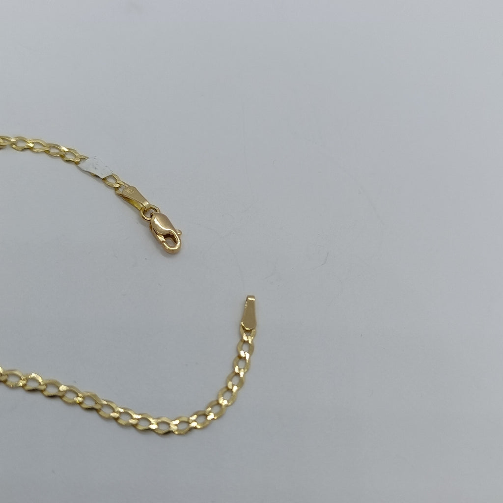 PULSERA BARBADA 14K 18 CM 1.9 GR (NUEVO)
