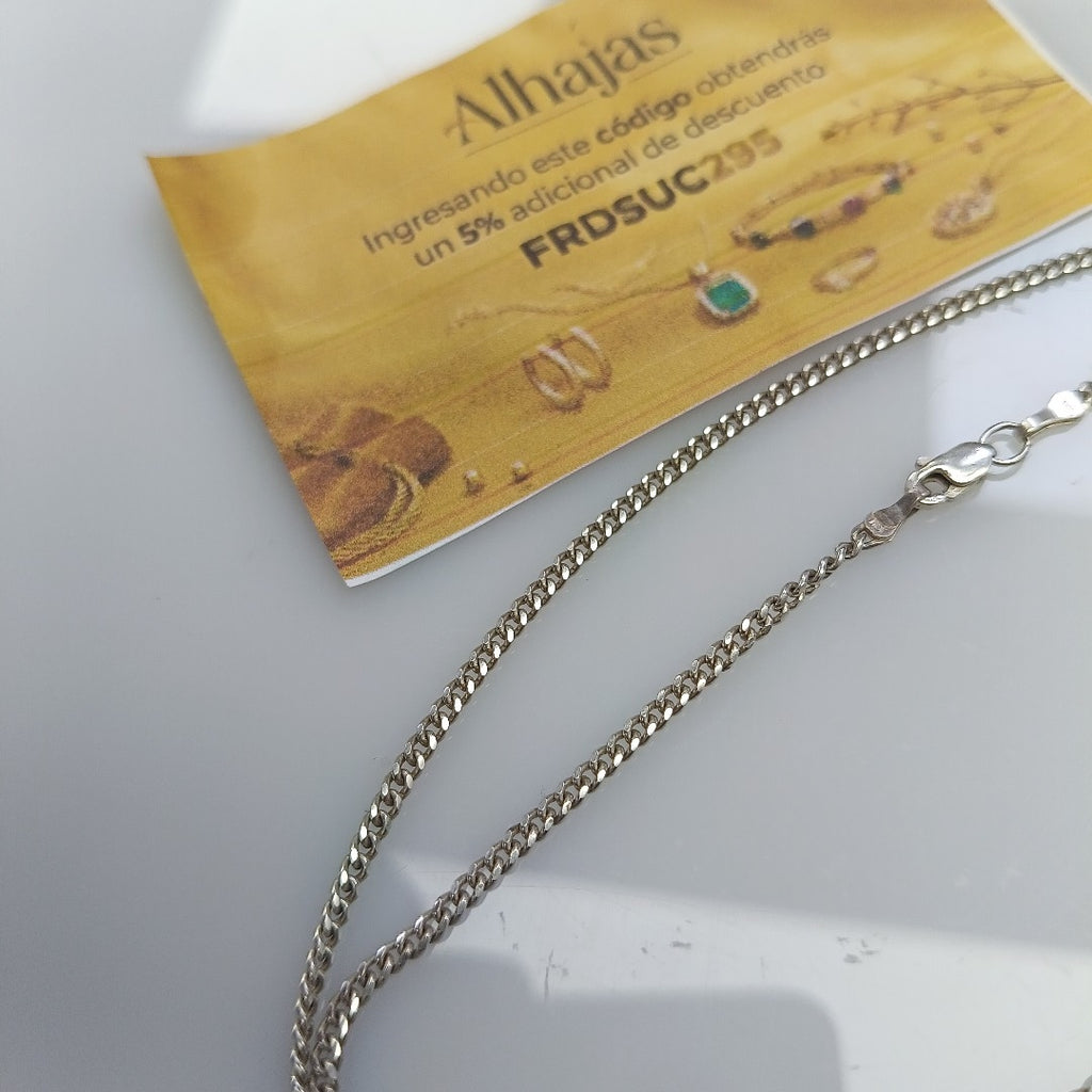 CADENA PLATA 8,00 GRMS (SEMINUEVO)
