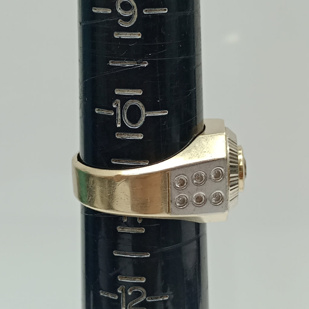 ANILLO ORO 14 K 12,90 GRMS (SEMINUEVO)