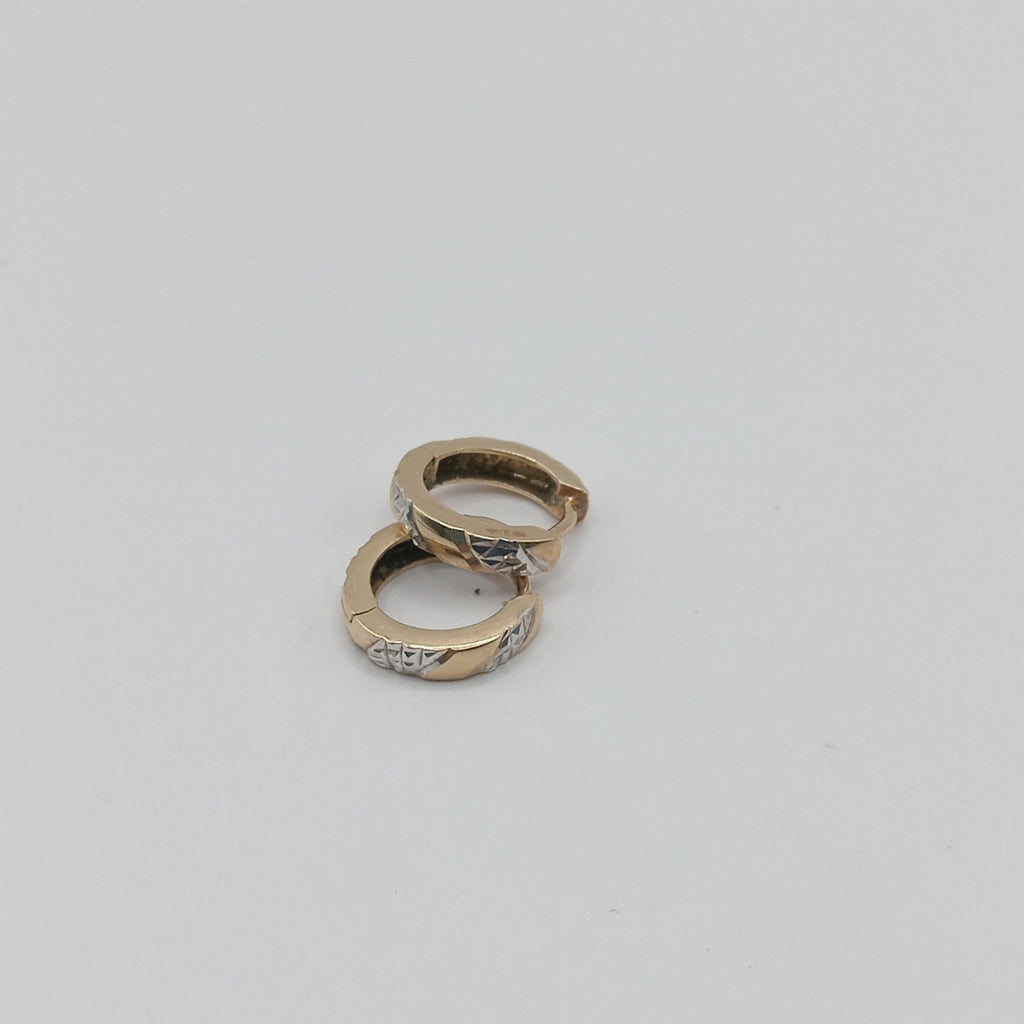 ARRACADAS PAR ORO,RODIADO 10 K 1,40 GRMS (SEMINUEVO)