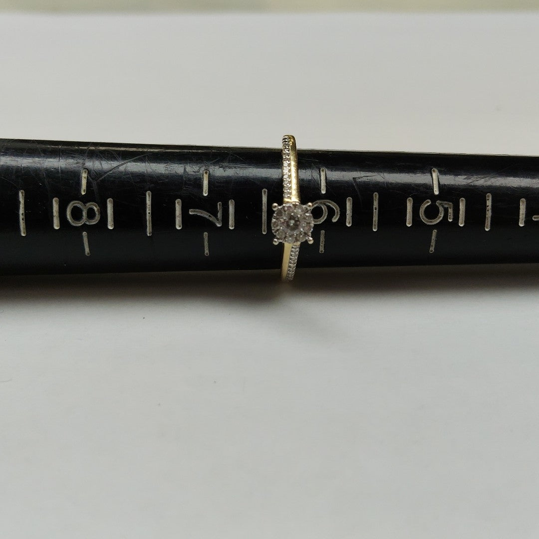 SOLITARIO ORO 14 K 2 GRMS (SEMINUEVO)