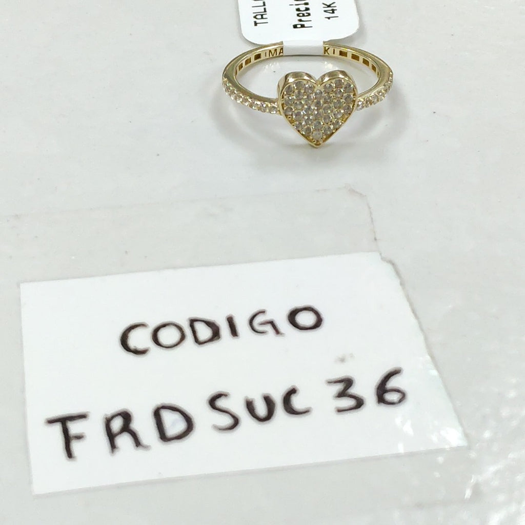 ANILLOS DAMA ORO 14K 1.6 (NUEVO)