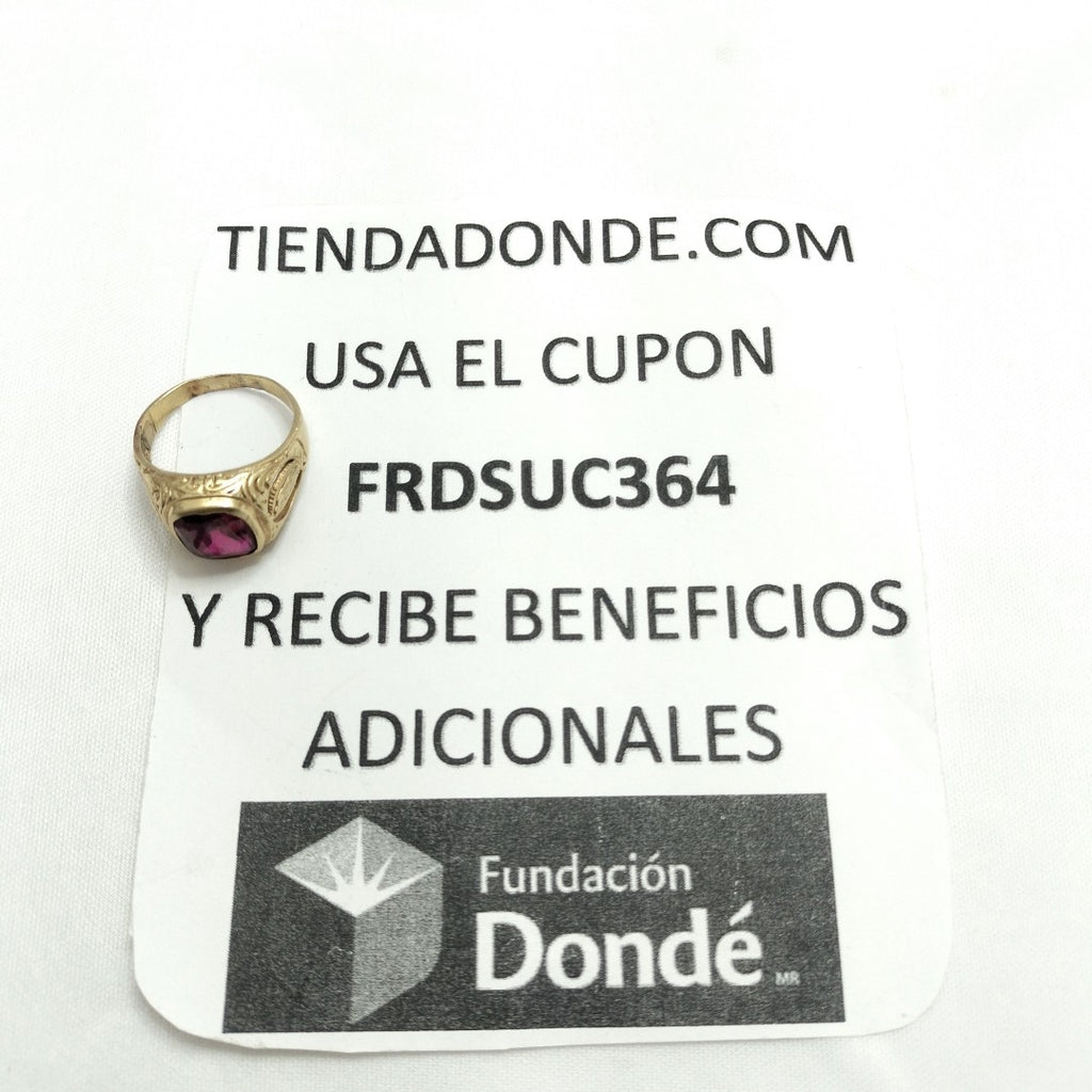 ANILLO ORO 10 K 7,20 GRMS (SEMINUEVO)