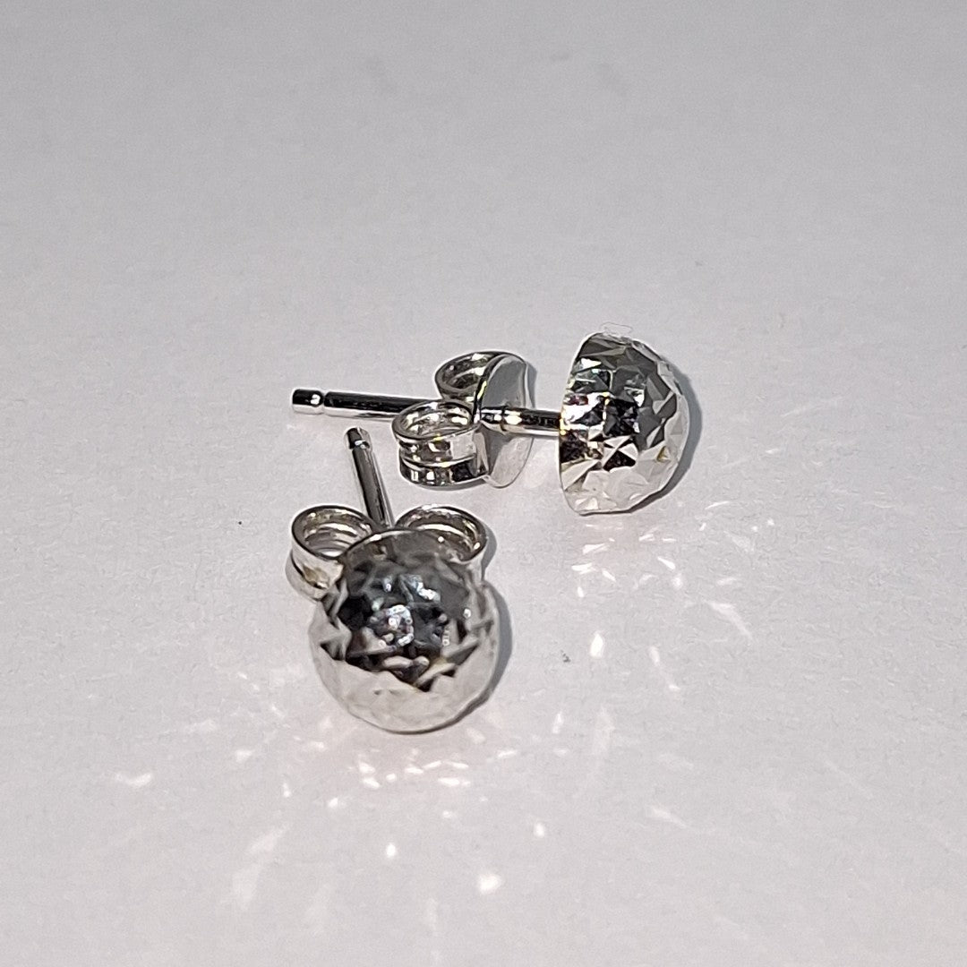 BROQUELES PAR ORO BLANCO 10 K 0,90 GRMS (SEMINUEVO)