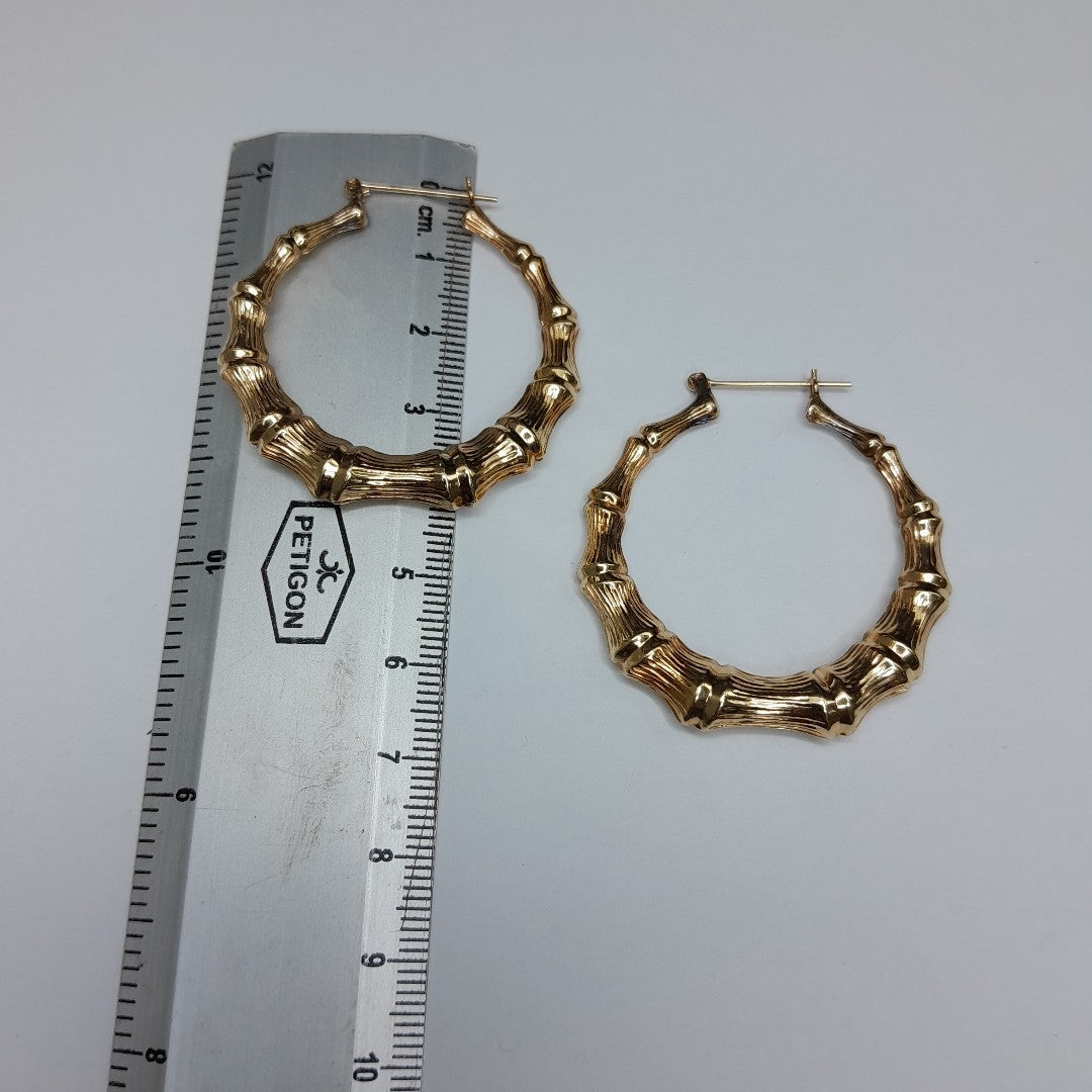 ARRACADAS PAR ORO 14 K 5.5 GRMS (SEMINUEVO)