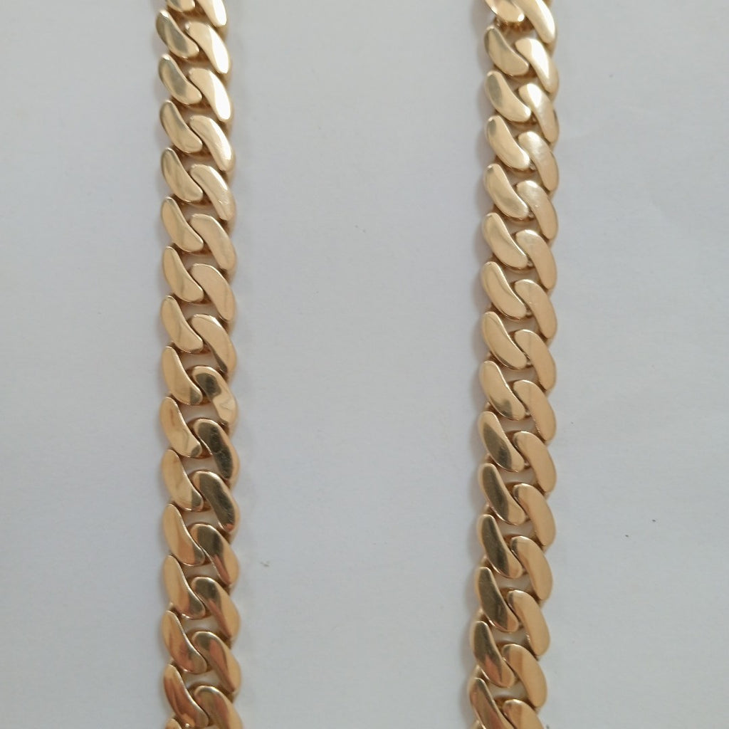 CADENAS BARBADA AMARILLA ORO 14K 53.5 (NUEVO)