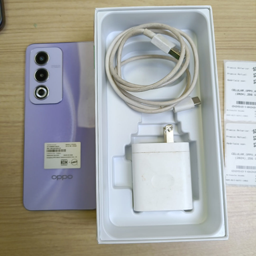CELULAR OPPO A80 5G CPH2639 (2024) 256 GB 8 GB RAM (SEMINUEVO)