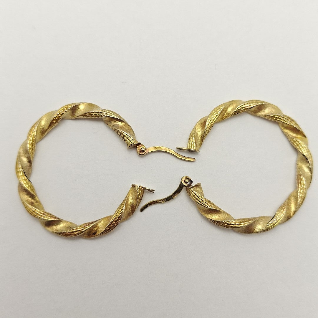 ARETES PAR ORO 14 K 3,00 GRMS (SEMINUEVO)