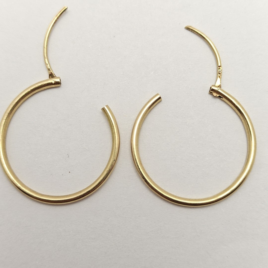 ARRACADAS PAR ORO 14 K 1.4 GRMS (SEMINUEVO)