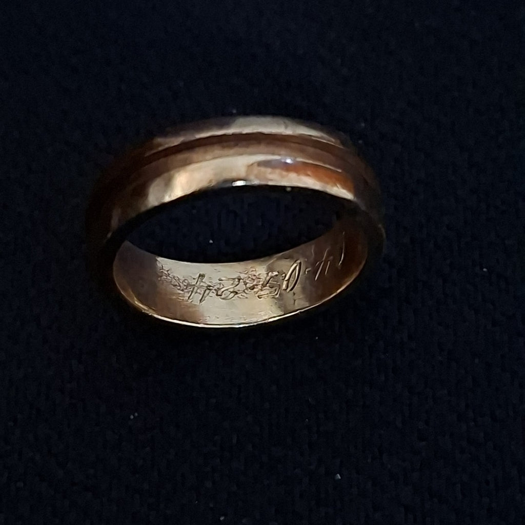 ARGOLLA ORO 14 K 5.8 GRMS (SEMINUEVO)