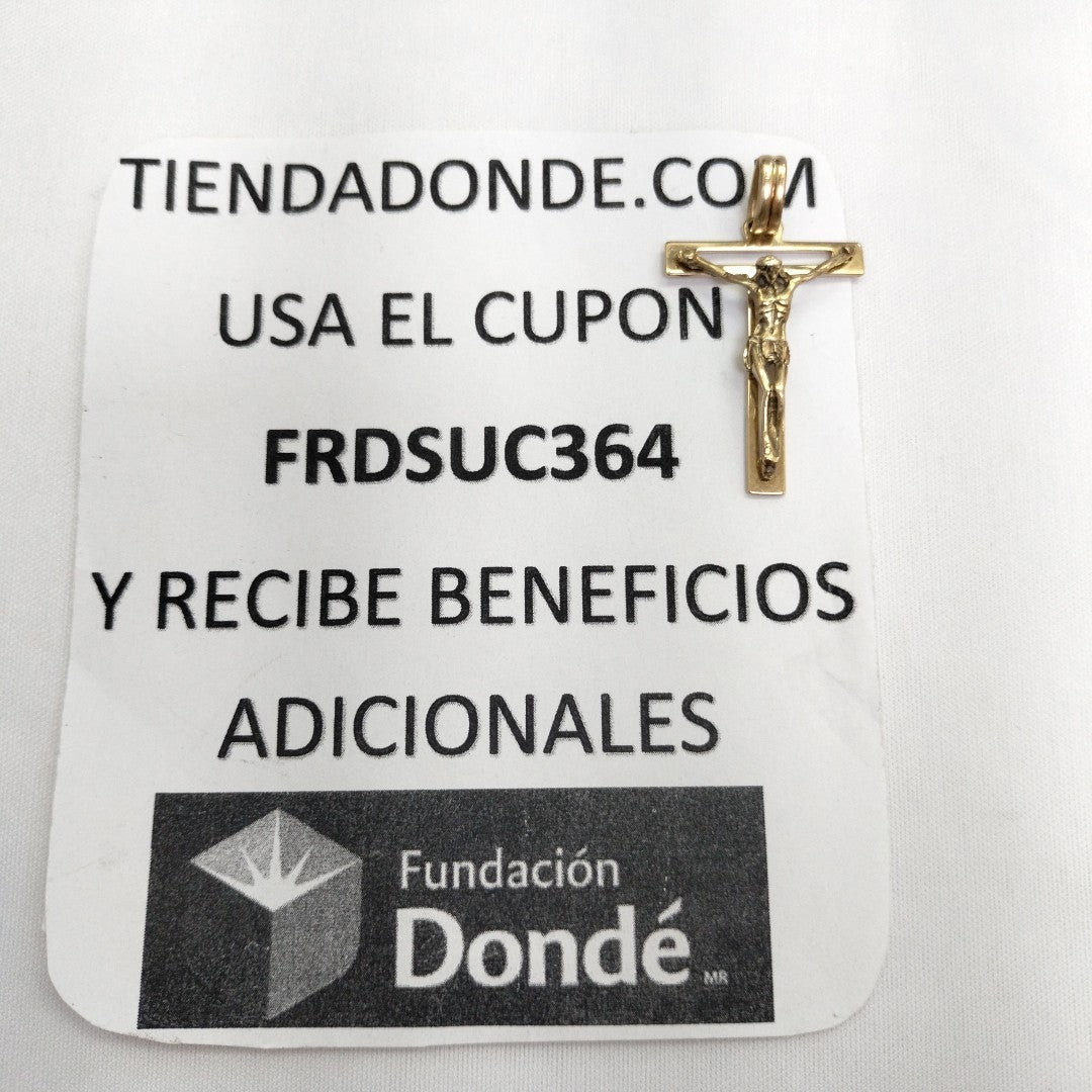 CRUCIFIJO ORO 14 K 5.3 GRMS (SEMINUEVO)