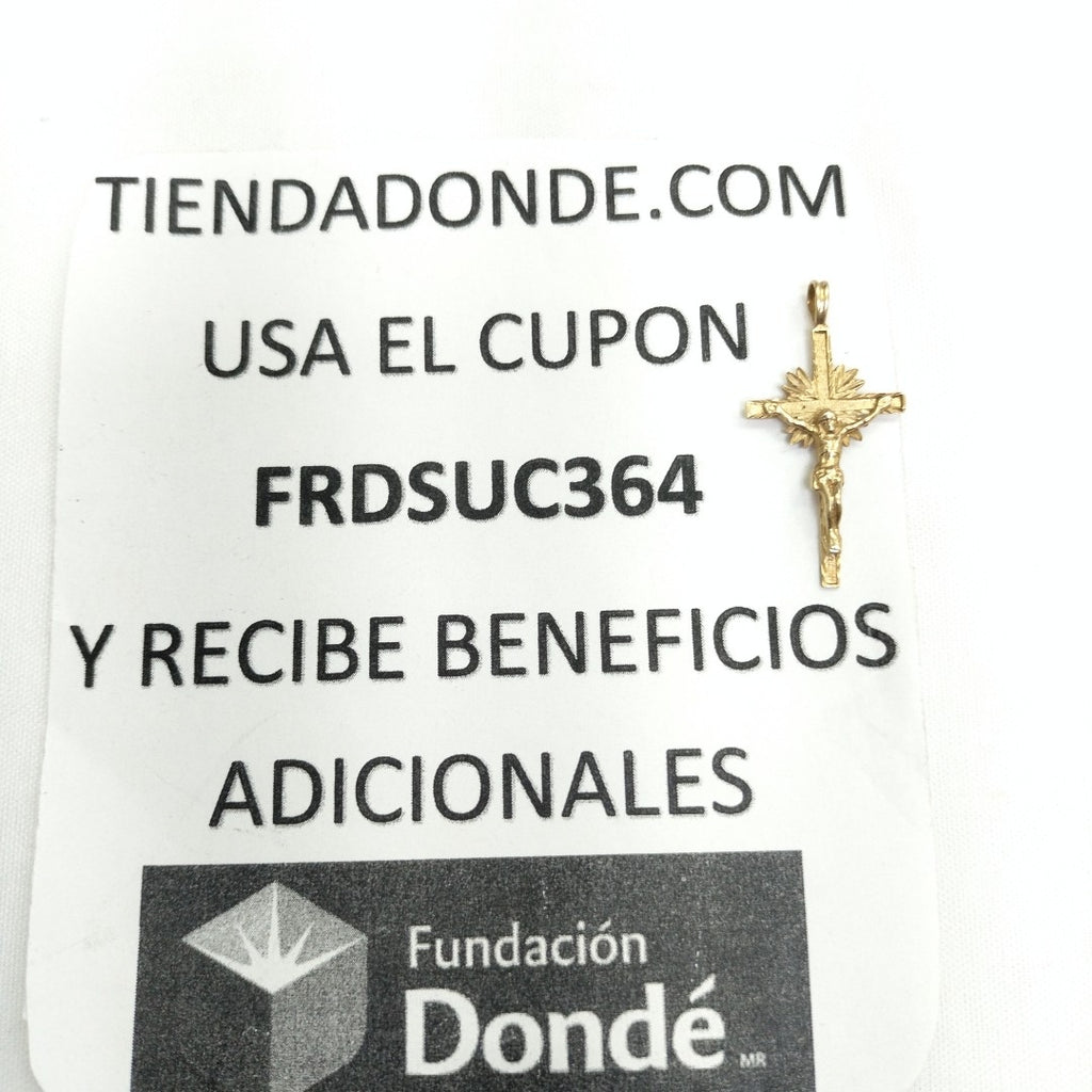 CRUCIFIJO ORO 14 K 2,00 GRMS (SEMINUEVO)
