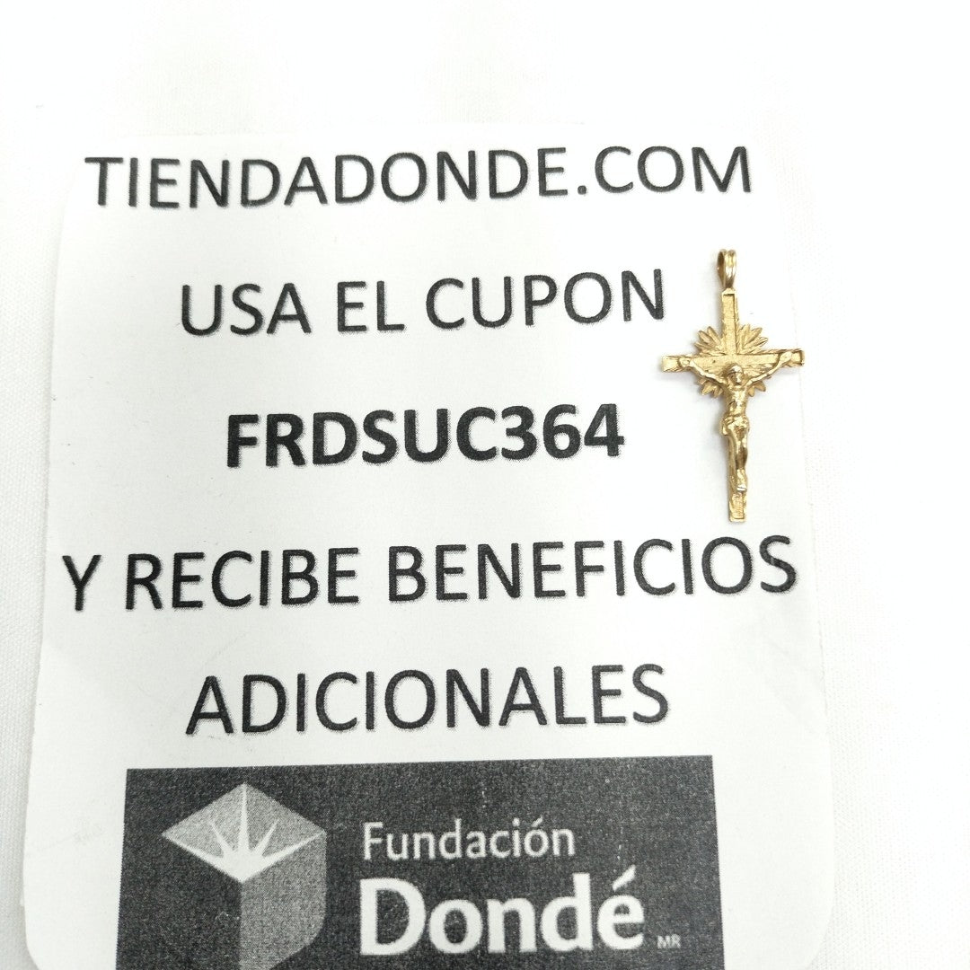 CRUCIFIJO ORO 14 K 2,00 GRMS (SEMINUEVO)