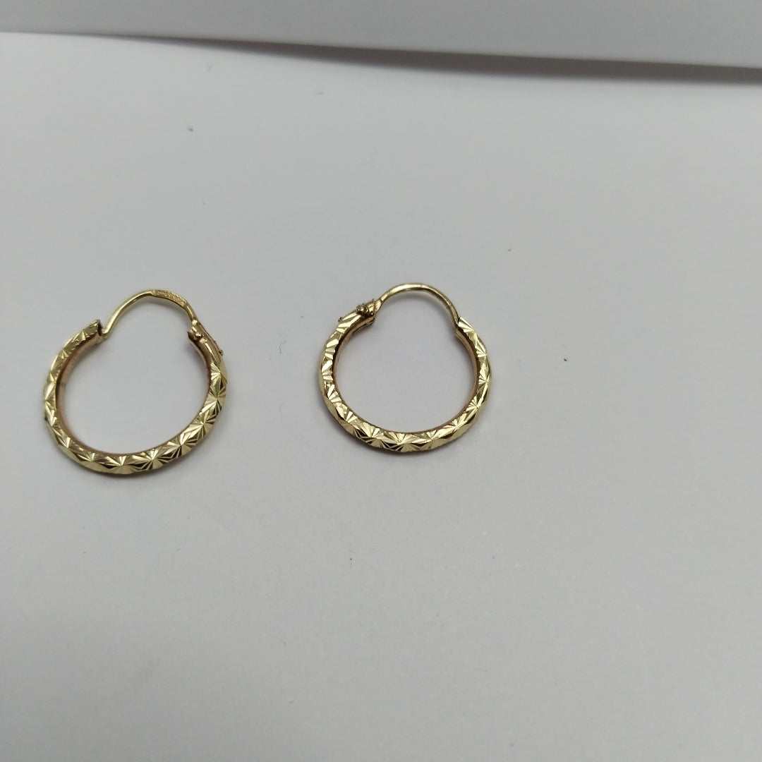 ARRACADAS PAR ORO 10 K 1.2 GRMS (SEMINUEVO)