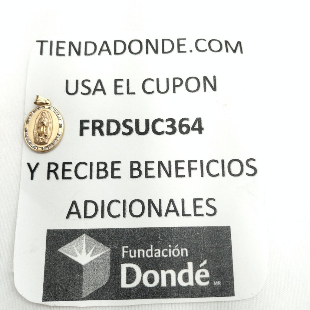 MEDALLA RELIGIOSA ORO 14 K 2.1 GRMS (SEMINUEVO)