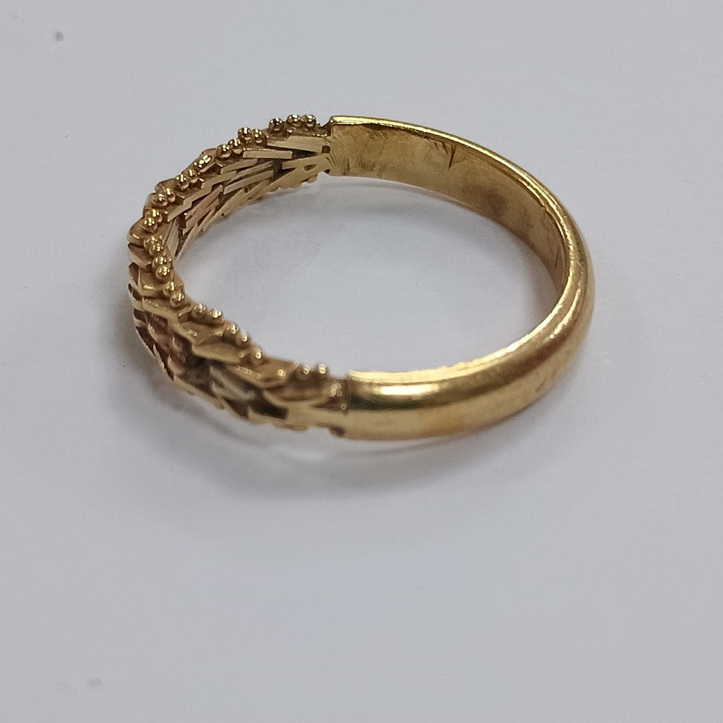 ARGOLLA ORO COMBINADO 10 K 3,00 GRMS (SEMINUEVO)