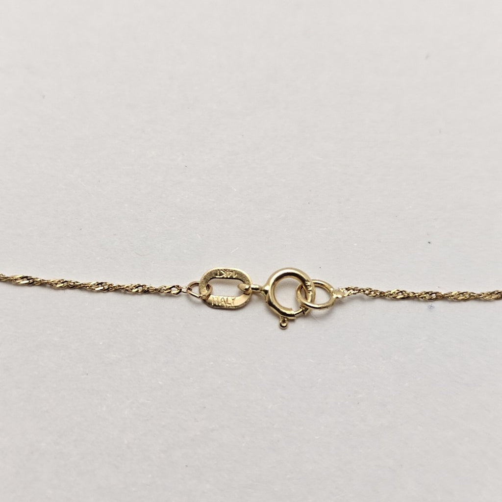 COLLAR ORO 14 K 1.3 GRMS (SEMINUEVO)