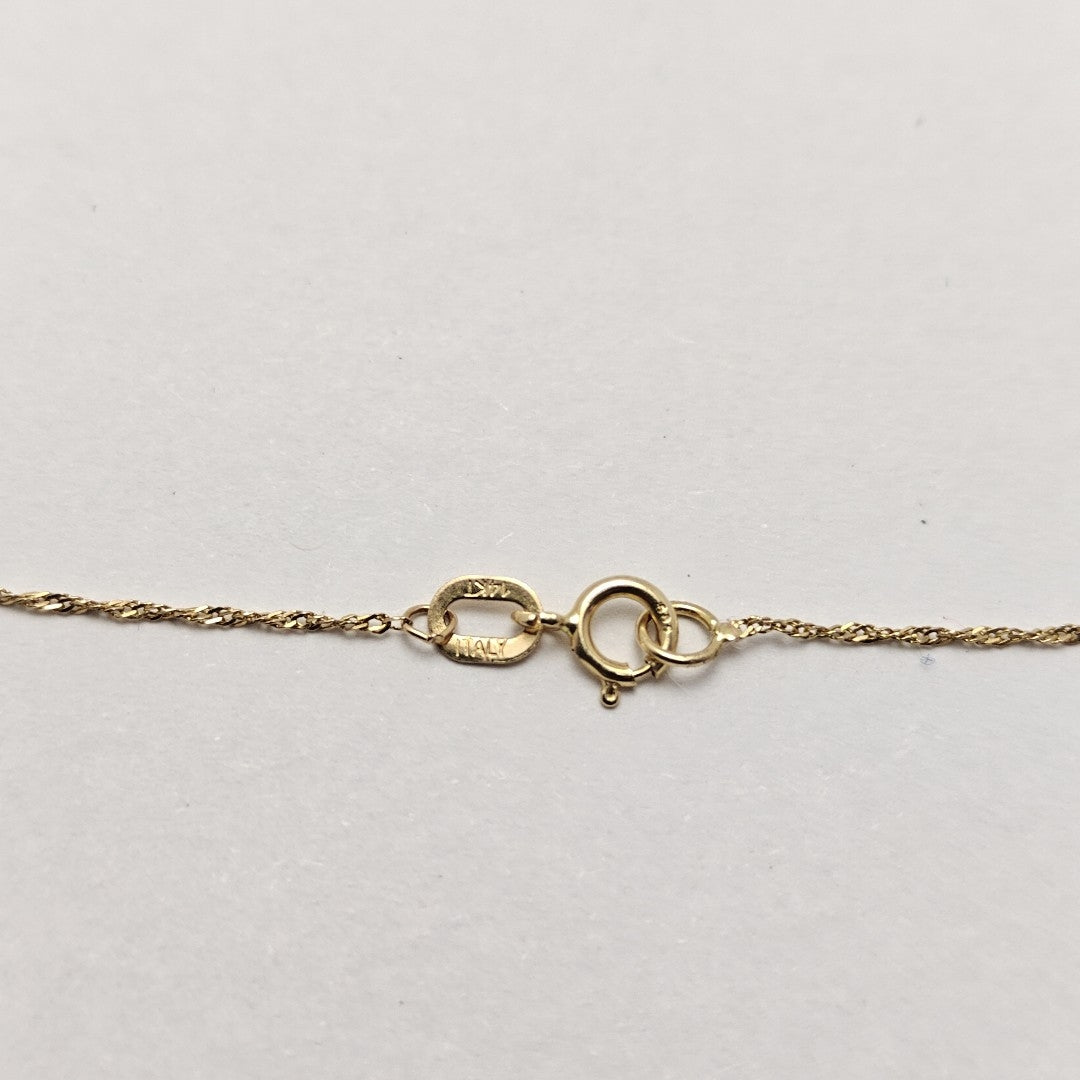 COLLAR ORO 14 K 1.3 GRMS (SEMINUEVO)