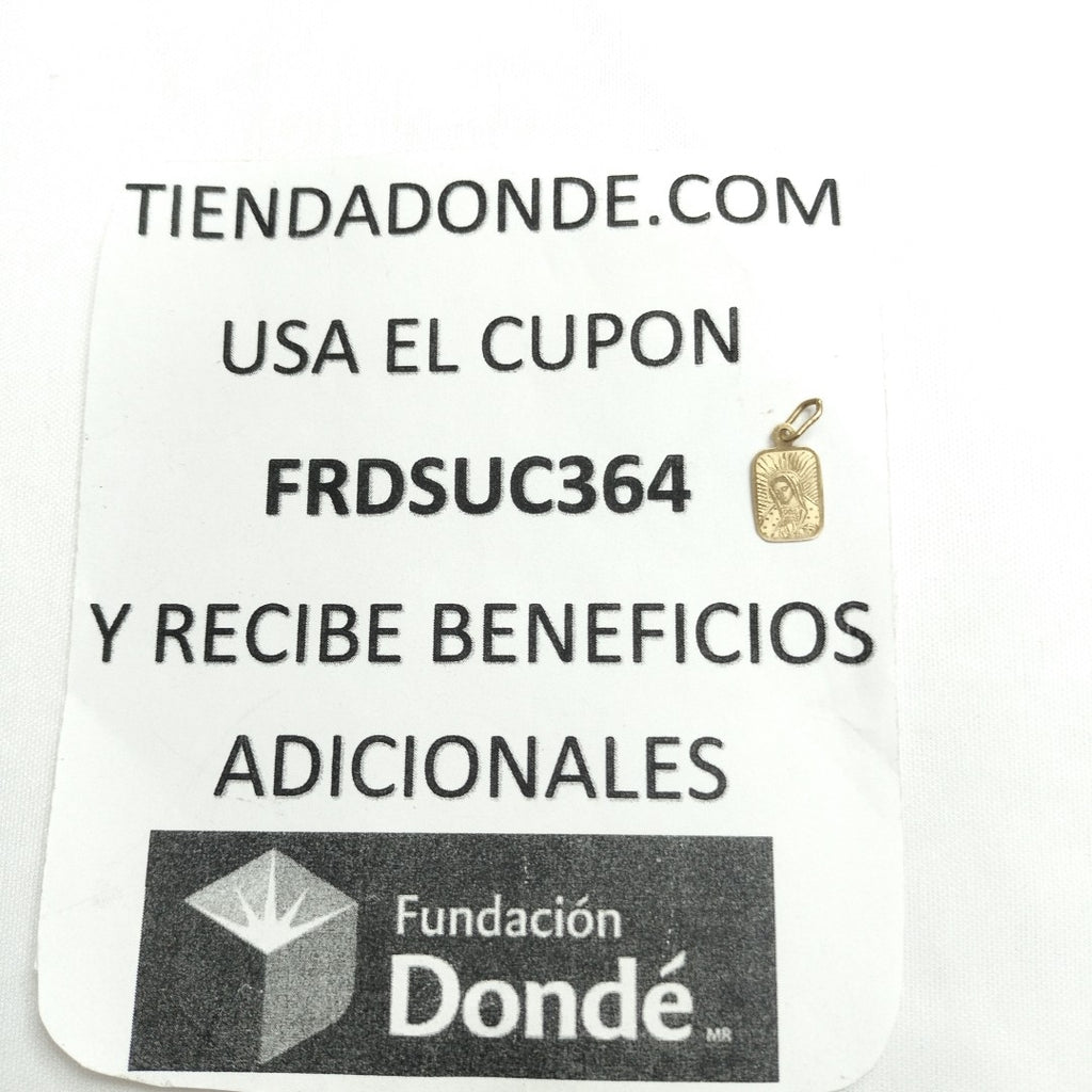 MEDALLA RELIGIOSA ORO 14 K 0,50 GRMS (SEMINUEVO)