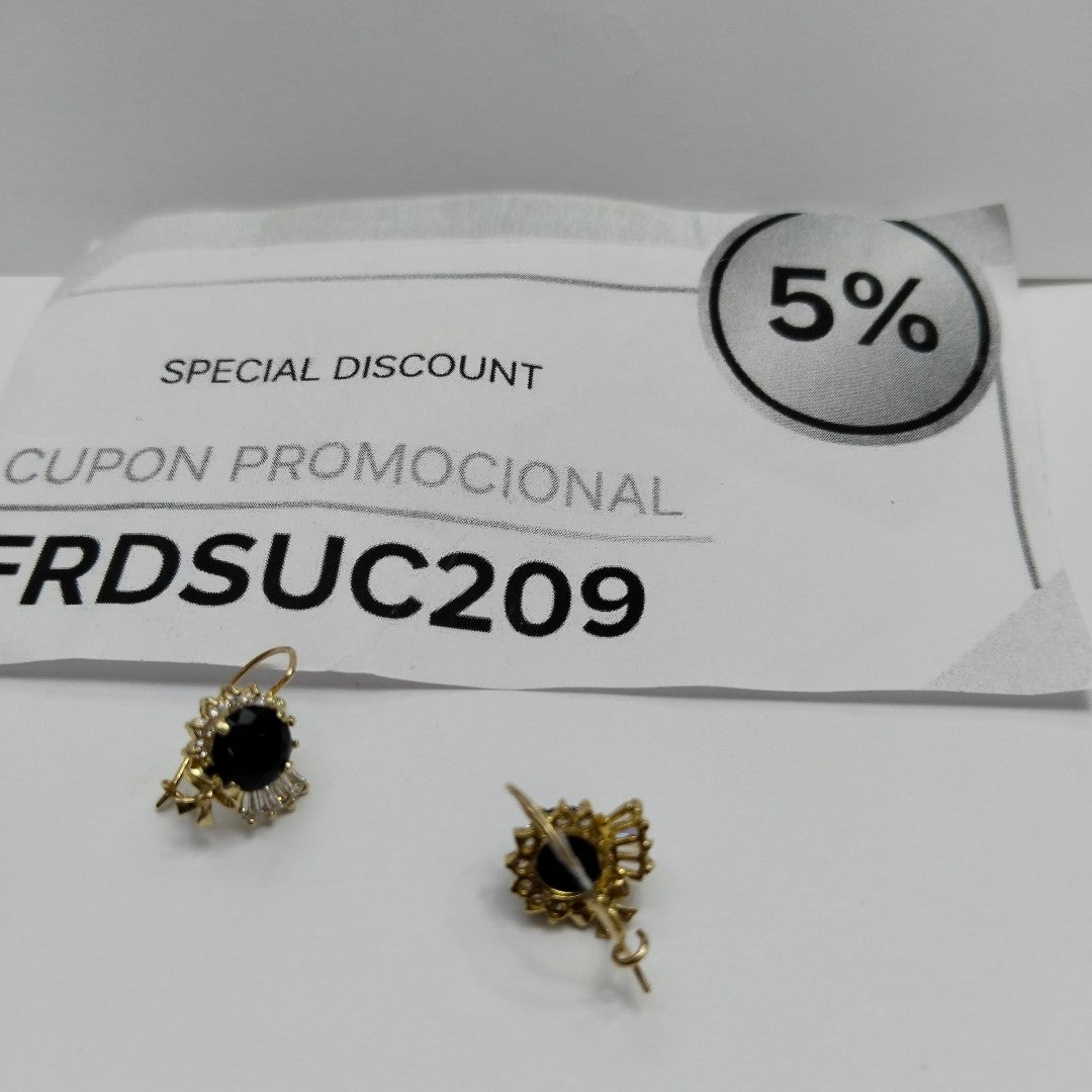 ARETES PAR ORO 10 K 2 GRMS (SEMINUEVO)