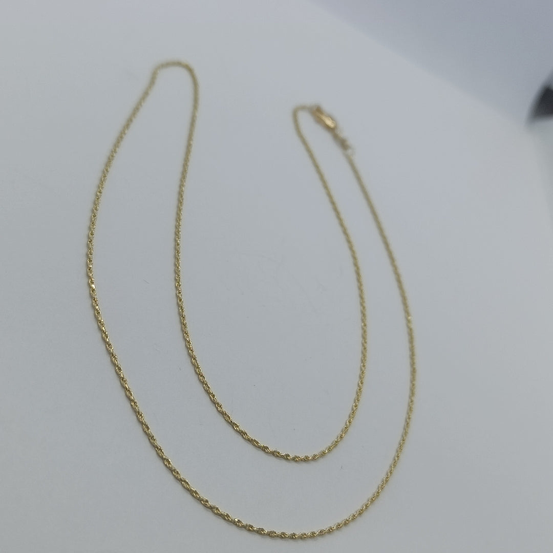 CADENA TORZAL 14K 55 CM 3 GR (NUEVO)