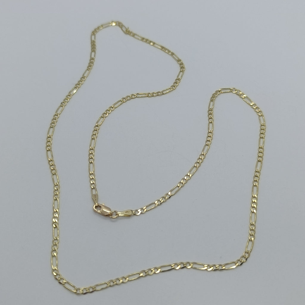 CADENA 3X1 14K 55 CM 5 GR (NUEVO)