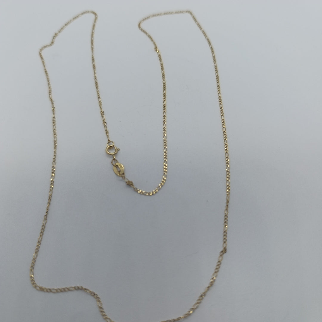 CADENA 3 X 1 1.7GR 60 CM 14K (NUEVO)