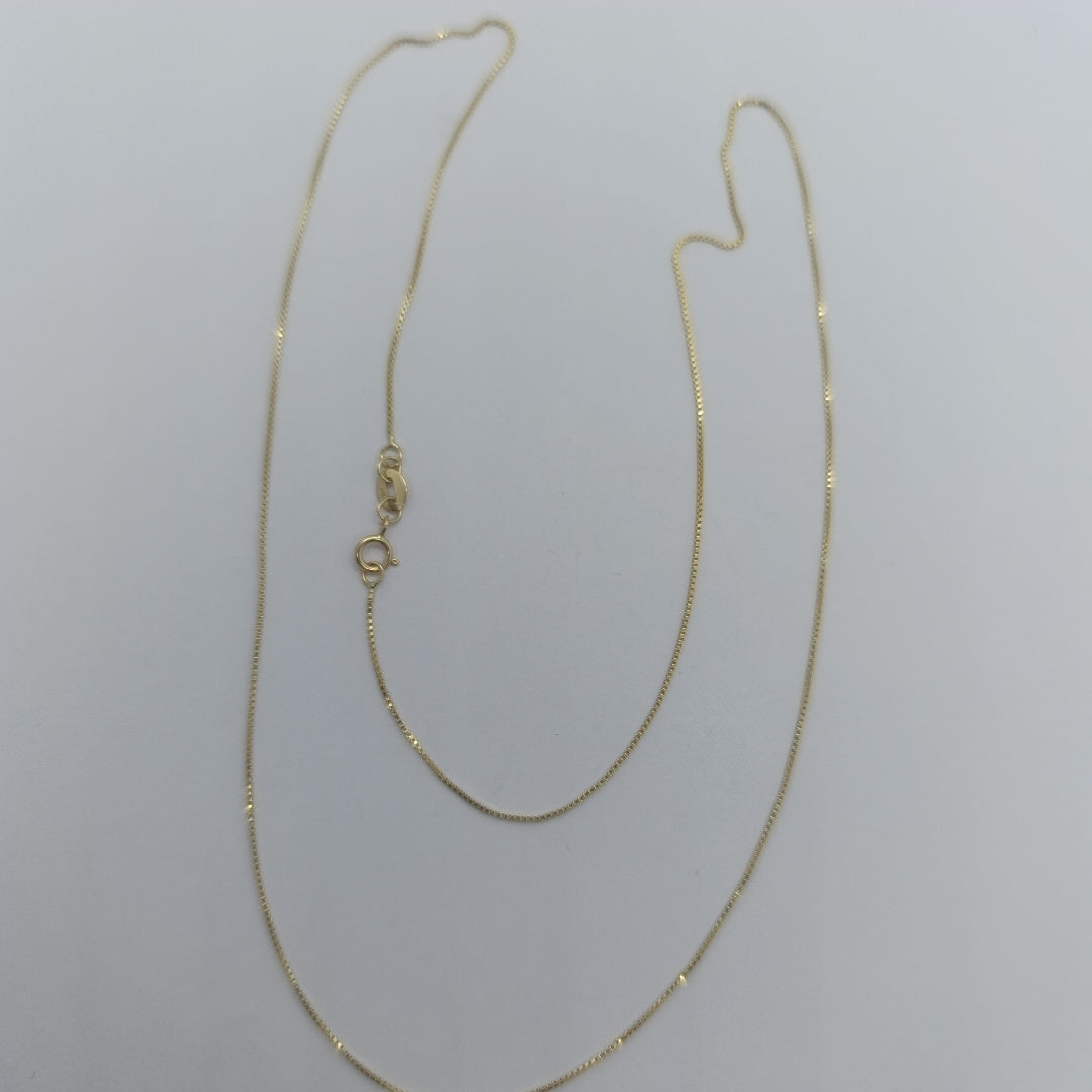 CADENA VENECIANO 14K 55 CM 1.7 GR (NUEVO)