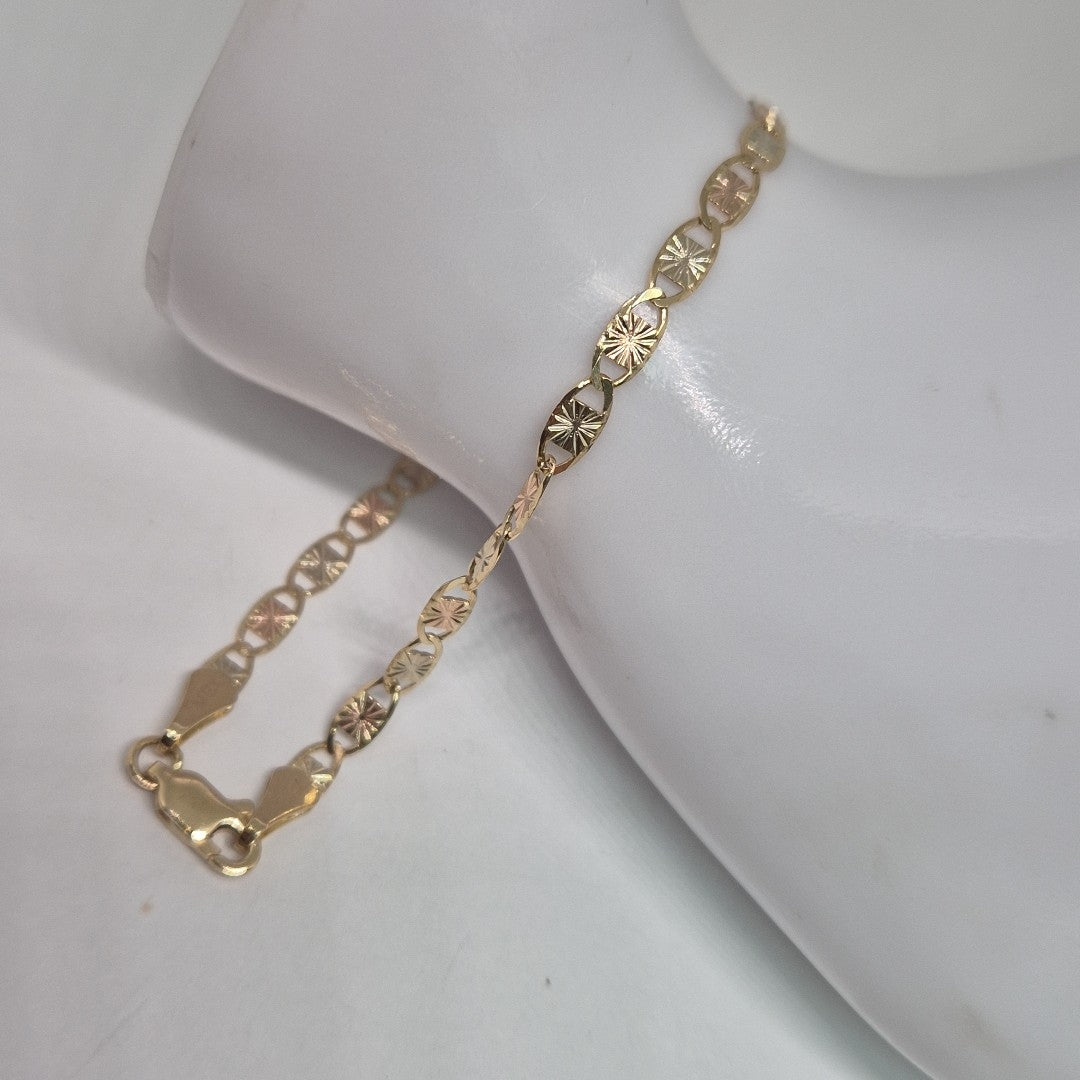PULSERA GUCHI 14K 18 CM 2.8 GR (NUEVO)