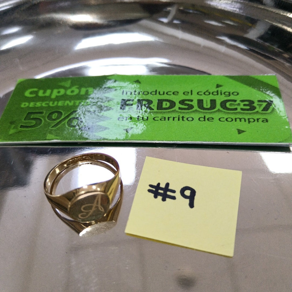 ANILLO ORO 10 K 2.5 GRMS (SEMINUEVO)