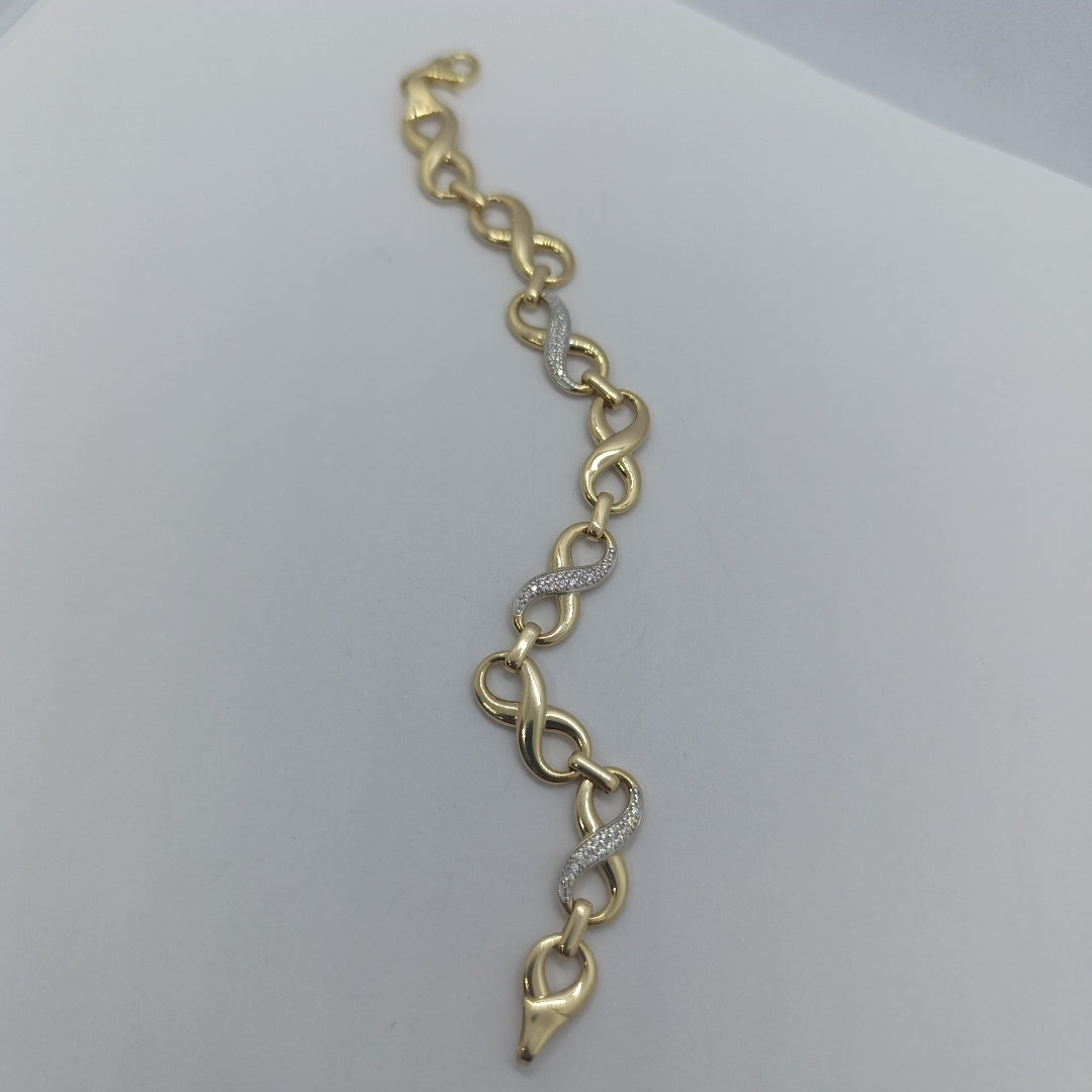 PULSERAS DAMA ORO 14K 7.2 (NUEVO)