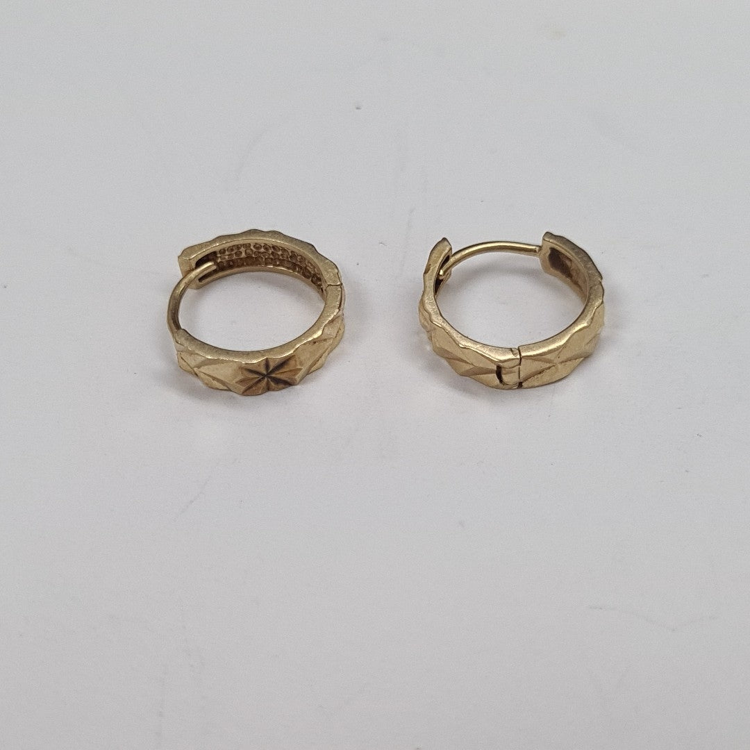 ARRACADAS PAR ORO 14 K 1.7 GRMS (SEMINUEVO)