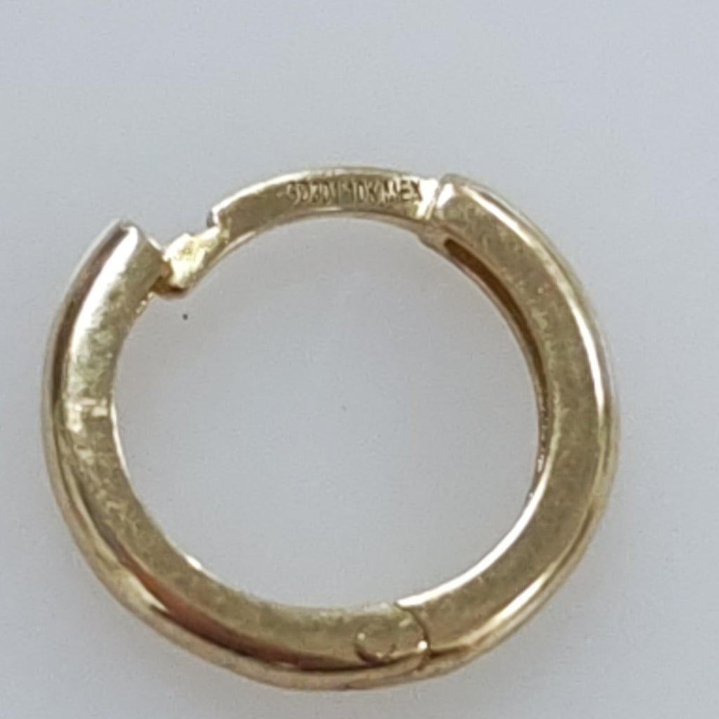 ARETES ARRACADAS LISAS 10K 1.2 GR (NUEVO)