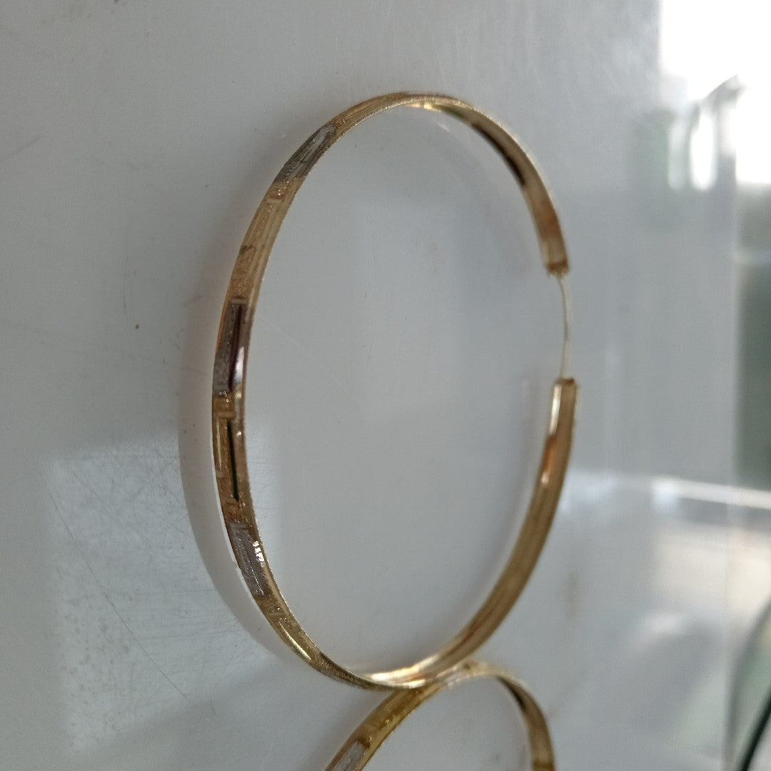 ARRACADAS PAR ORO 10 K 9,80 GRMS (SEMINUEVO)