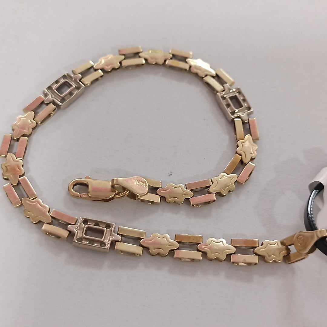 PULSERA ORO 14 K 6.4 GRMS (SEMINUEVO)