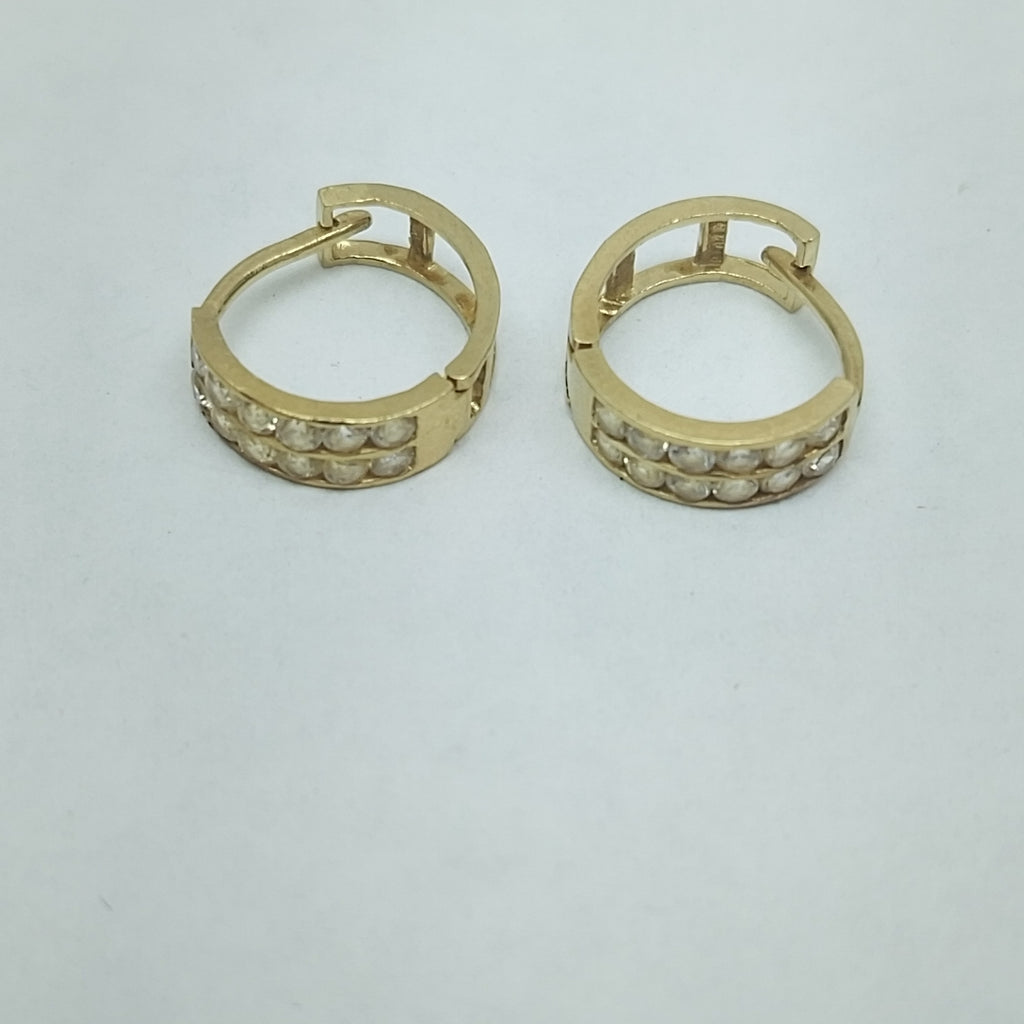 ARRACADAS PAR ORO 10 K 1.2 GRMS (SEMINUEVO)