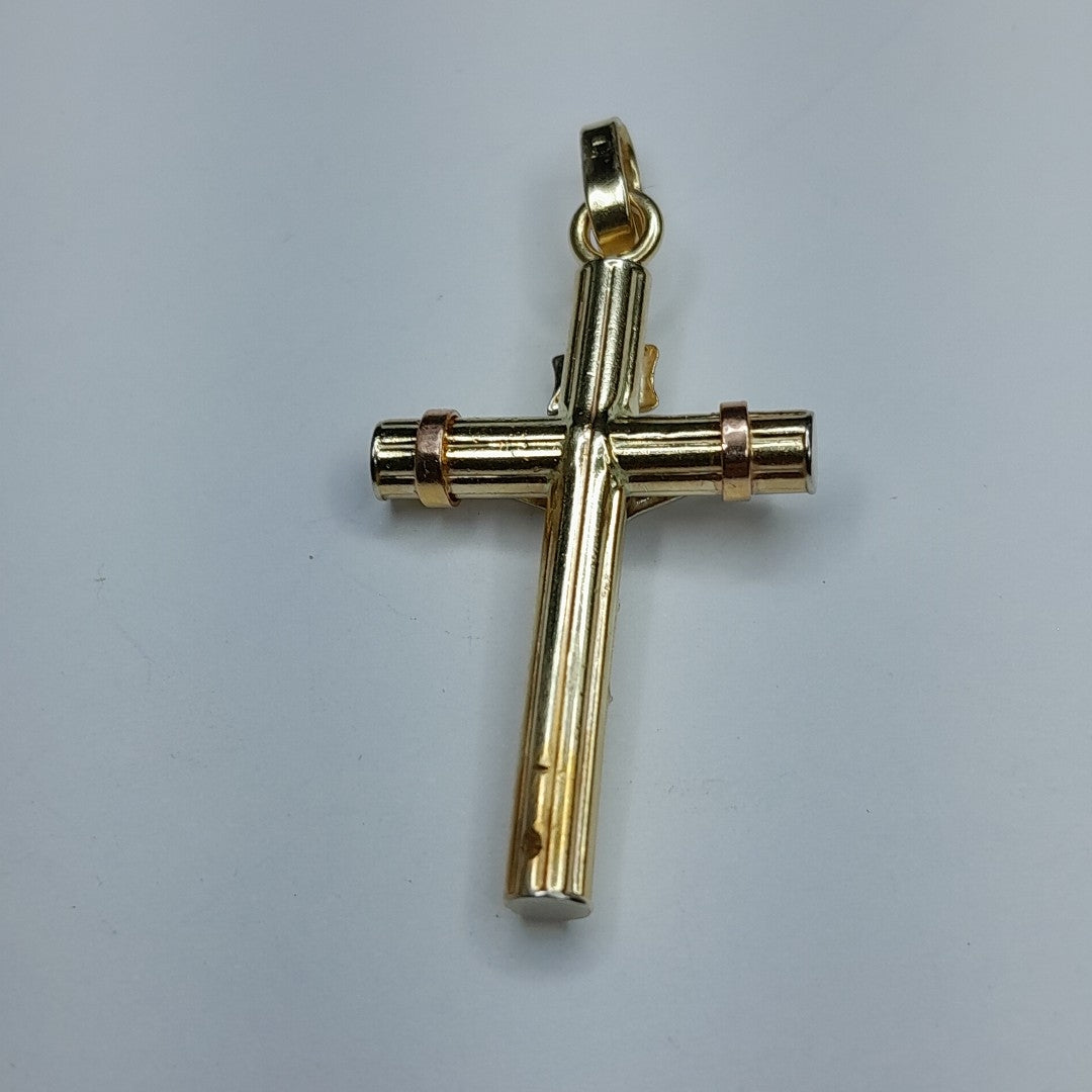 CRUCIFIJO ORO 14 K 3.7 GRMS (SEMINUEVO)