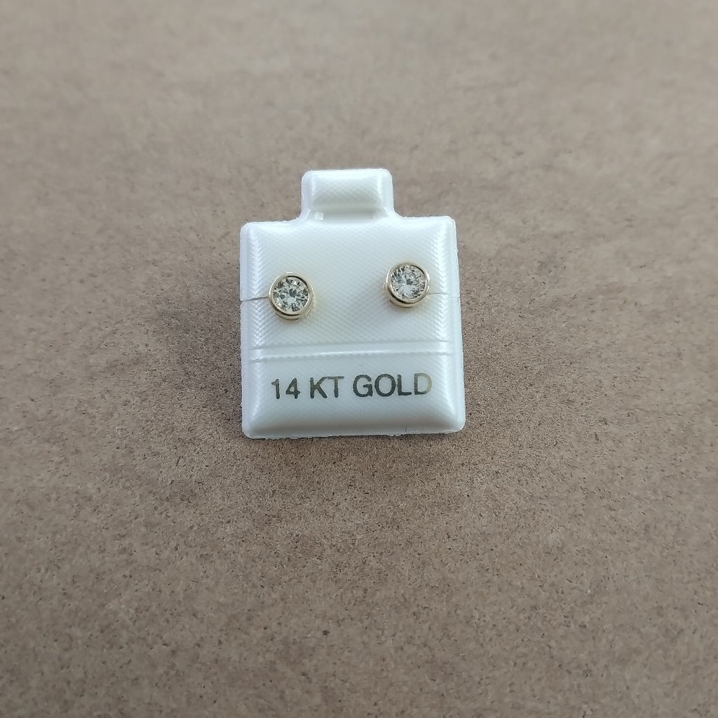 BROQUELES ORO 14K 1.2 (NUEVO)