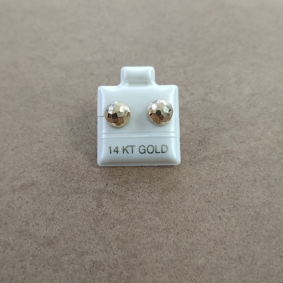 BROQUELES ORO 14K 1.2 (NUEVO)