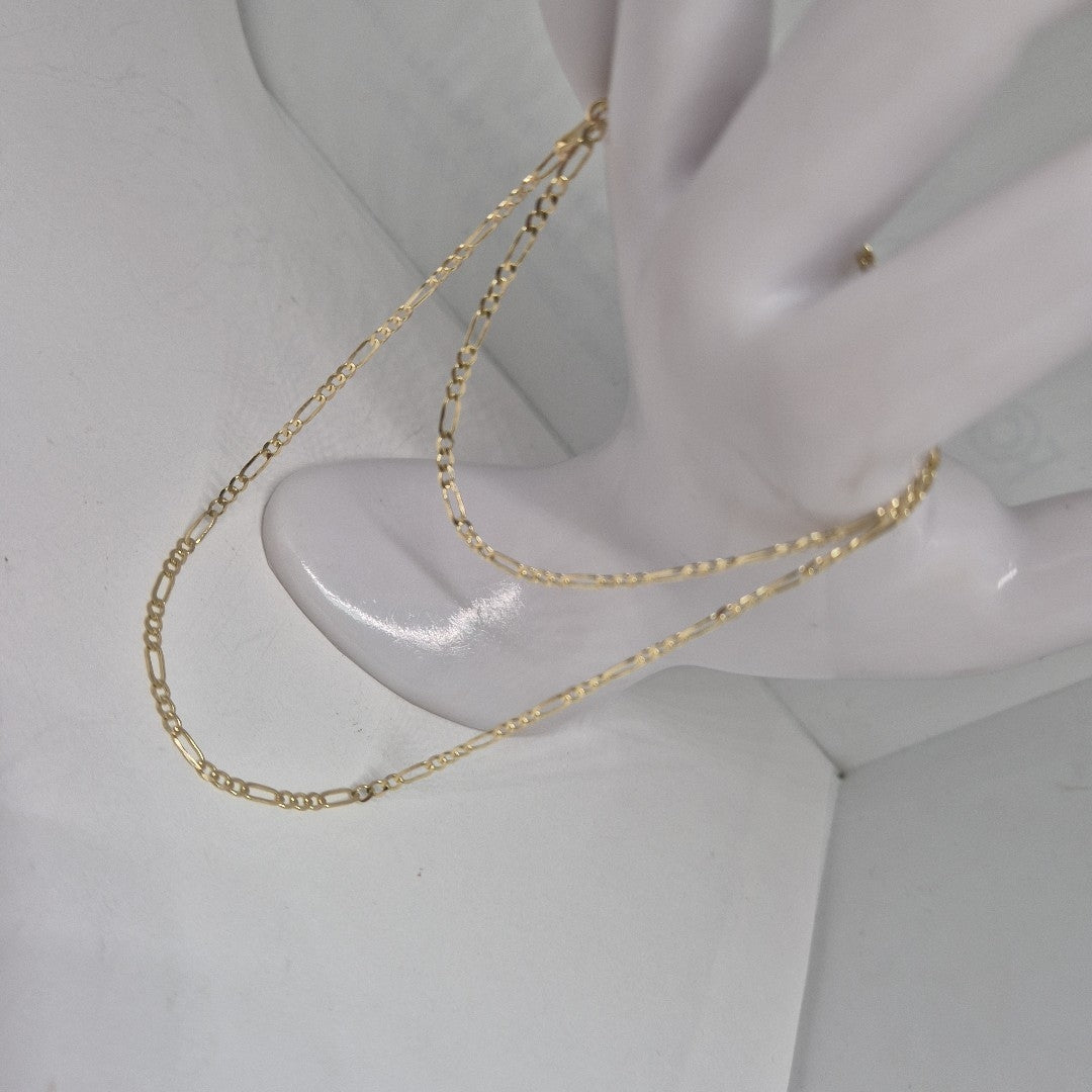 CADENA 3X1 14K 50 CM 4.6 GR (NUEVO)